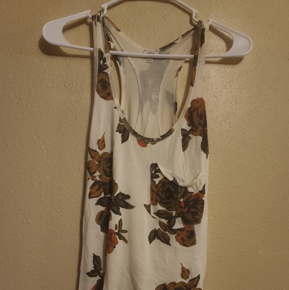 Thin Floral Tank